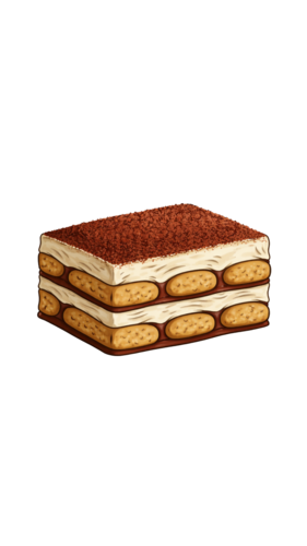 Classic tiramisu at Mamma Misu Valletta - espresso soaked savoiardi with mascarpone
